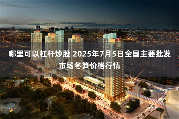 哪里可以杠杆炒股 2025年7月5日全国主要批发市场冬笋价格行情