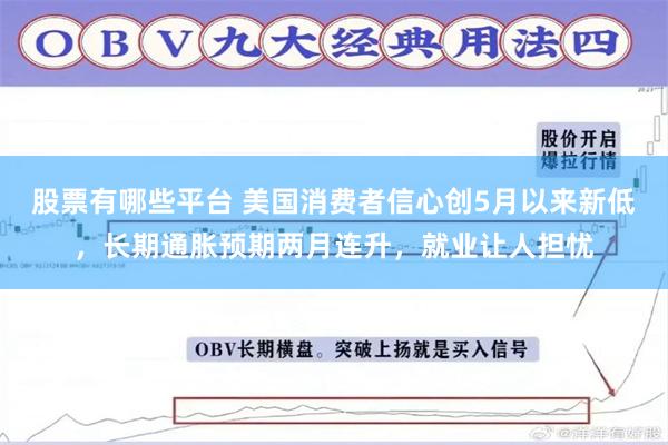 股票有哪些平台 美国消费者信心创5月以来新低，长期通胀预期两月连升，就业让人担忧