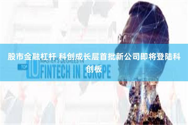 股市金融杠杆 科创成长层首批新公司即将登陆科创板